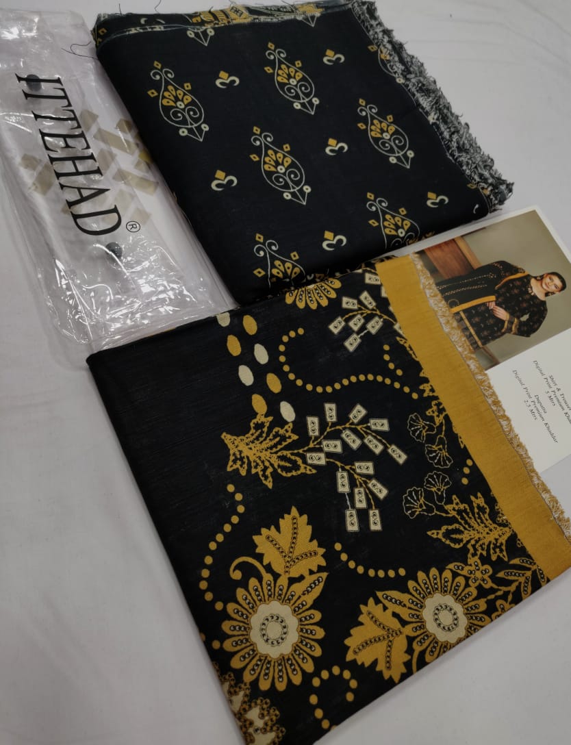 ITTEHAD 3PC Printed Khaddar