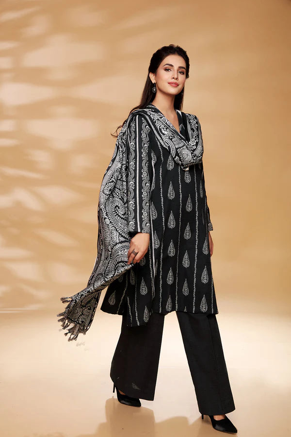 NISHAT 3PC Printed Khaddar RA-04