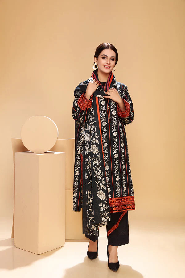 NISHAT 3PC Printed Khaddar RA-19N