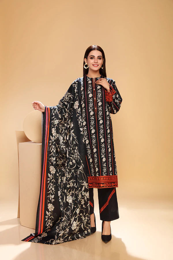 NISHAT 3PC Printed Khaddar RA-19N