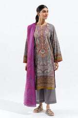 Unstitched Embroidered 3 Piece Lawn