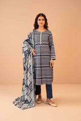 NISHAT 3PC Printed Khaddar RA-02