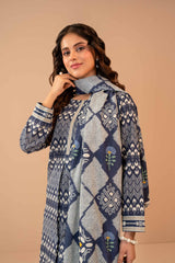 NISHAT 3PC Printed Khaddar RA-02