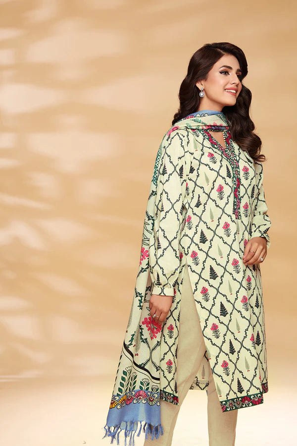 NISHAT 3PC Printed Khaddar RA-21N