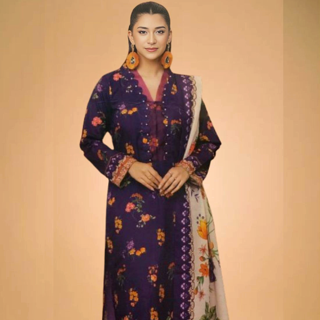 ITTEHAD 3PC Printed Khaddar