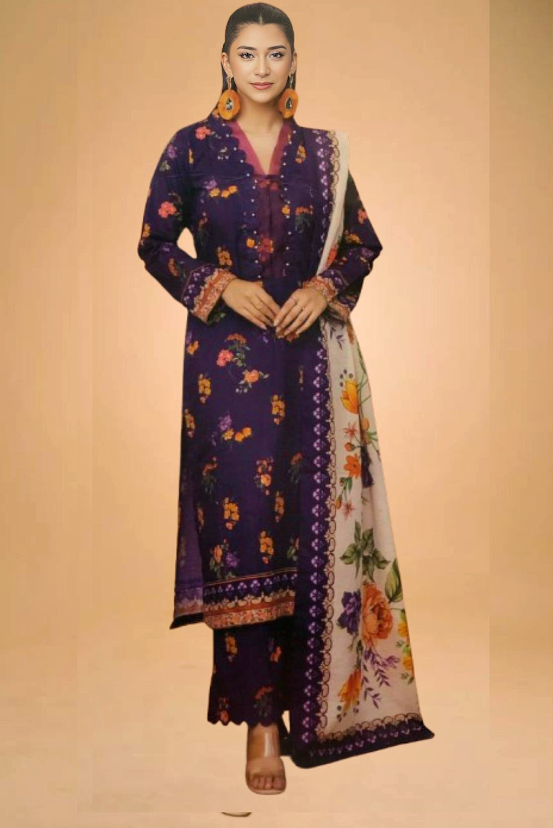 ITTEHAD 3PC Printed Khaddar