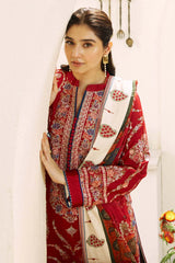 ZARA SHAH JAHAN - 3PC DHANAK EMBROIDERED RA-104W