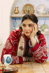 ZARA SHAH JAHAN - 3PC DHANAK EMBROIDERED RA-104W